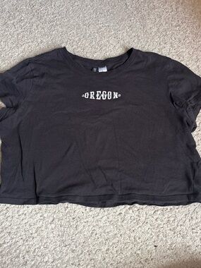 Oregon Graphic Crop Tee